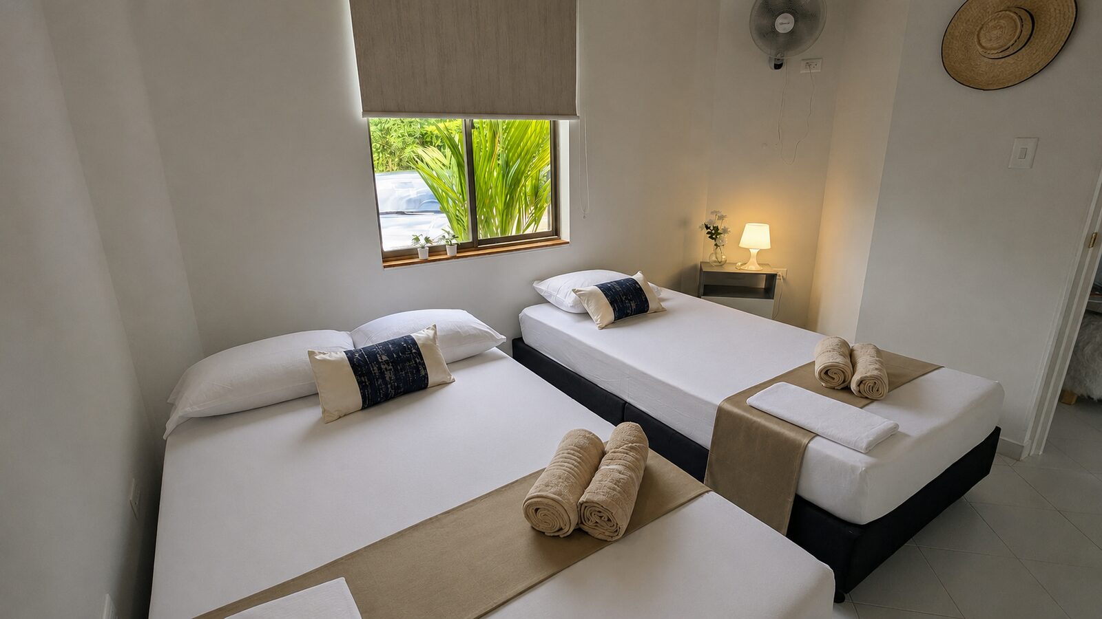 Habitación familiar con dos camas en Casa Encanto de Melgar